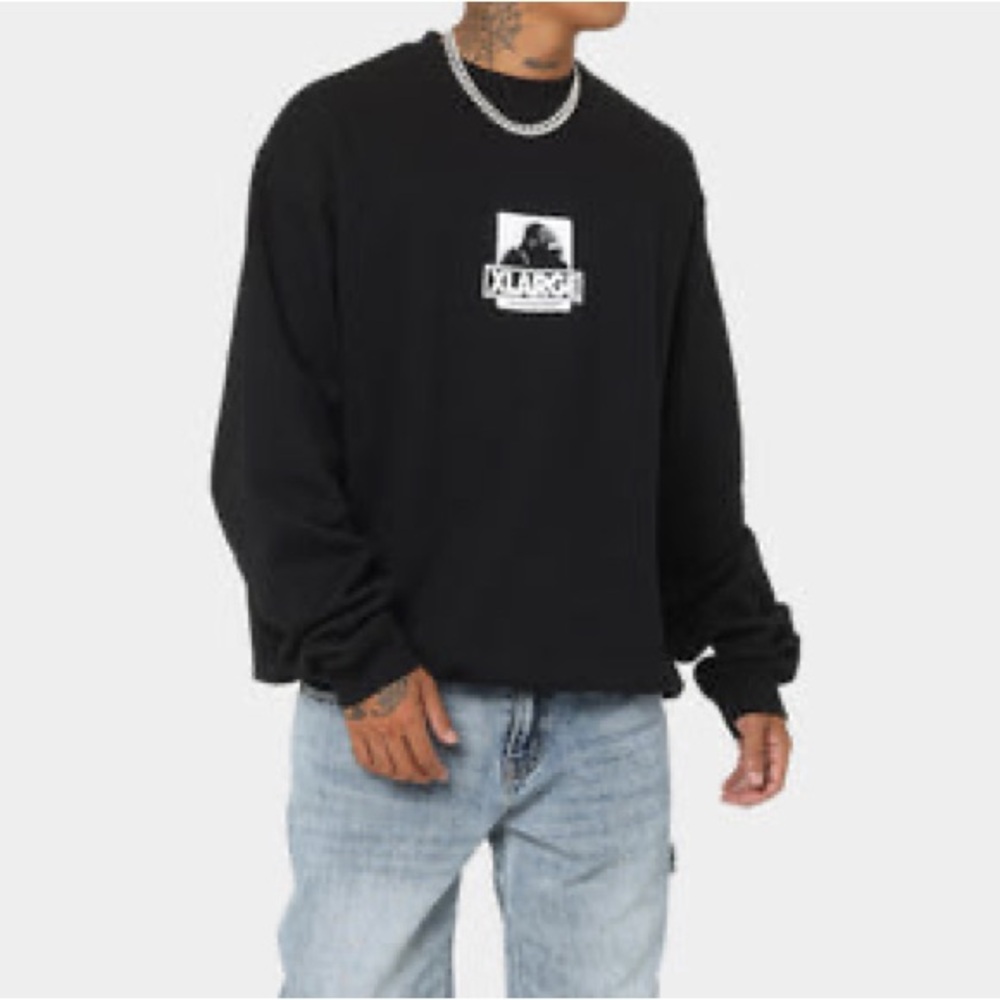 XLARGE the brand - Men's Black Crewneck Sweater SZ XL